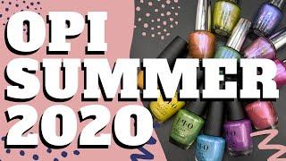 OPI Summer 2020 Hidden Prism Collection  Review Live Swatches & Swatch Pictures