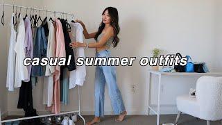 CASUAL SUMMER OUTFITS ️  summer fashion lookbook 2021