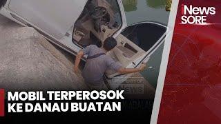 Mobil Nyaris Terjun ke Danau Buatan di Ciracas - iNews Sore 0410