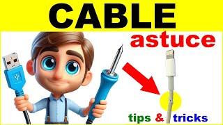 Astuce pour réparer cable usb fil électrique avec gaine thermorétractable parkside électronique