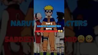 Top 5 Naruto Characters With Saddest Childhood #shorts  #anime  #naruto  #narutoshippuden  #otaku