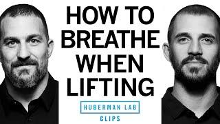 The Best Way to Breathe When Lifting Weights  Dr. Andy Galpin & Dr. Andrew Huberman