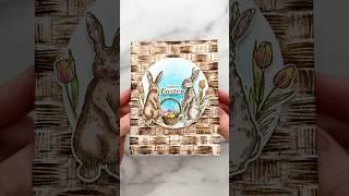 Make an EASY Easter Card With Me ASMR Crafting #asmr #easter #craft