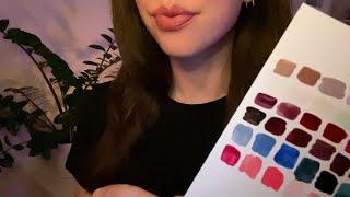 ASMR Swatching My Nail Polish Collection  Soft Spoken