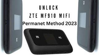 Unlock ZTE MF910 MiFi Easily Step-by-Step Guide for Fastest and Permanent Unlocking 2023 Updated