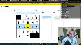 xQc Plays WORD GAMES