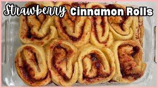 Strawberry Cinnamon Rolls Recipe  Strawberry Recipe  Cinnamon Rolls Recipe