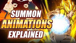 EXPLAINING WHAT ALL OF THE NEW 9TH ANNIVERSARY SUMMON ANIMATIONS MEAN  DBZ Dokkan Battle
