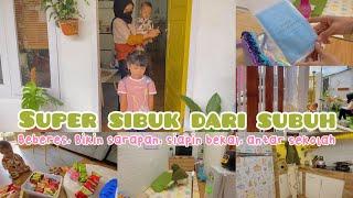 Keriweuhan Tiap Pagi Hari  kegiatan dari subuh ibu rumah tangga  siapin bekal buat sarapan dll