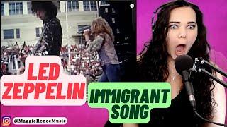 I DIDNT KNOW THIS WAS A REAL SONG Led Zeppelin Immigrant Song  Opera Singer Reacts