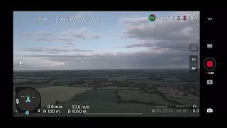 DJI Mini 3 Pro max distance test 3652 metres badly affected by strong winds