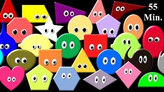 Shapes & Colors Collection - Shape Song & More - The Kids Picture Show Fun & Educational