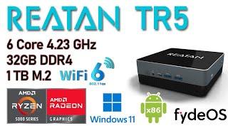 REATAN TR5 5600U Ryzen 5 Windows 11 NUC Mini PC Review