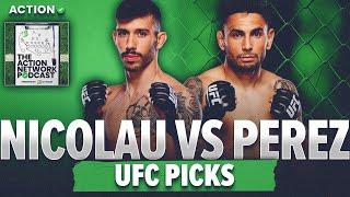 UFC Fight Night Nicolau vs Perez Betting PICKS MMA Best Bets  The Action Network Podcast