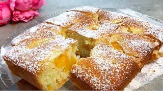 Cake in 5 minutes very tasty with different fruits. Easy quick CAKE Recipe # 45