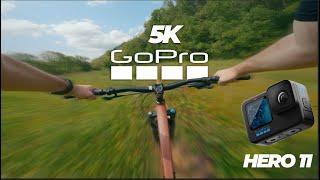 5K GoPro Hero 11 - 10Bit Color - Mountain Bike Riding -Vee Hollow Tennessee