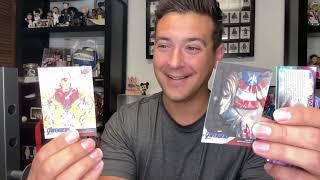 Box break 2020 Upper Deck Avengers Endgame scores TWO sketches in ONE pack