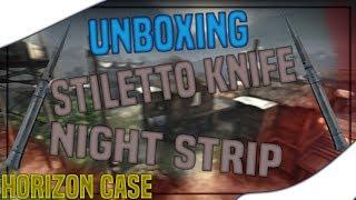 ZERNOVKA unboxng Stiletto Knife  Night Strip unboxing - Horizon case