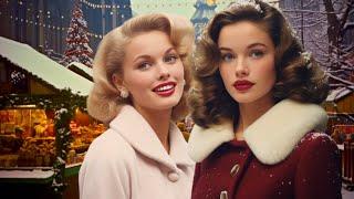 1950s USA - Real Street Scenes of Vintage America - Colorized - Christmas Edition