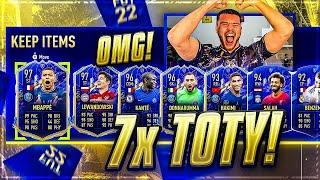 7 TOTYS In jedem Pack TOTY oder NOMINEE  FIFA 22 Pack Opening eskaliert komplett