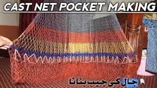 how to make cast net pocket pocket cast netcast net making