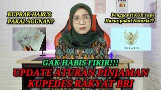 Update Aturan Pinjaman Alternatif KUR Kupedes Rakyat Kuprak BRI Mei 2024