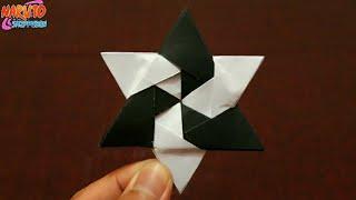 DIY - How To Make a Shuriken From Paper  Origami Ninja Star  Paper Shuriken