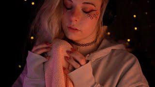 3h sleep ASMR - shh its okay & slow towel scratching - whispering breathing