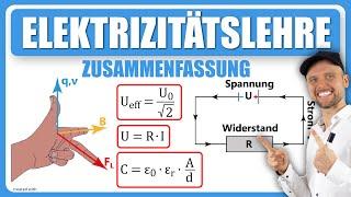 Elektrizitätslehre Zusammenfassung Das musst du alles wissen