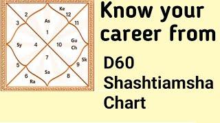 YOUR CAREER FROM D60 SHASHTIAMSHA CHART