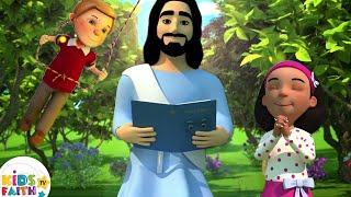 Walking with Jesus  More Christian Songs for Kids  Kids Faith TV