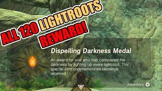 Reward for Activating ALL 120 Lightroots - Zelda Tears of the Kingdom Totk