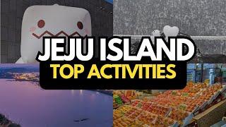 TOP 5 BEST Things To Do On Jeju Island  South Korea Travel Vlog