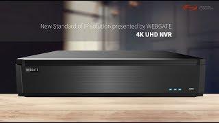 WEBGATE 4K UHD NVR Network Video Recorder