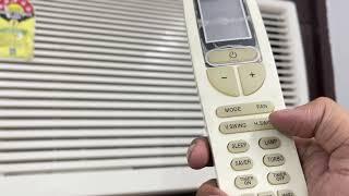 Voltas AC remote full function  How to use voltas AC remote  Universal AC remote  all function