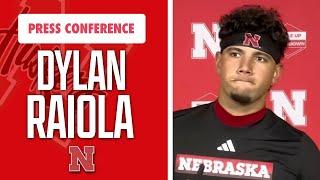 Nebraska Football QB Dylan Raiola meets with the media on Tuesday ahead of UNI I GBR