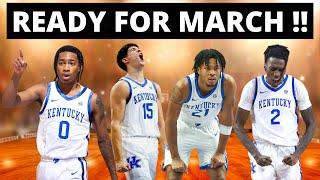KENTUCKY BASKETBALL FRESHMAN ARE READY FOR MARCH MADNESS