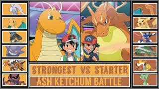 Pokémon Anime Battle STRONGEST ASH vs STARTER ASH