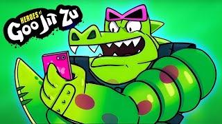 Back To The Goo-ture ️ HEROES OF GOO JIT ZU  cartoon for kids  GOO JIT ZU TOYS