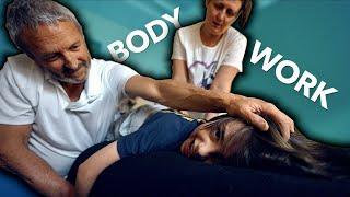 SEVERELY AUTISTIC CHILD GETS PROFESSIONAL MASSAGE... He Bites When He is Overwhelmed  Dr. Paul