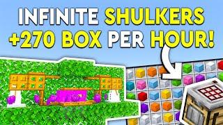 BEST Shulker Farm 1.21 Minecraft Bedrock Tutorial - +270 BoxHR - MCPEXboxPSSwitchPC