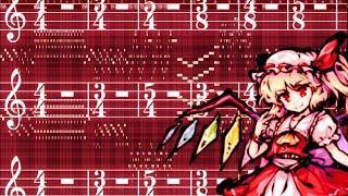 man with no music theory knowledge attempts to find the time signature of touhou 17.5 flandre theme