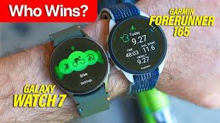 Galaxy Watch 7 vs Garmin Forerunner 165 Comparison 9 Miles Bike Test