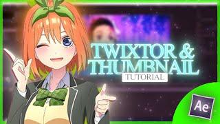 Twixtor + Quality and Thumbnail Tutorial on CapCut Like AE file used in description