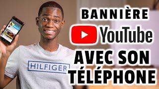 Créer une Bannière YouTube Sur TÉLÉPHONE CANVA