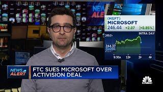 FTC sues Microsoft over proposed Activision deal