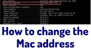 How to Change MAC Address on Windows 11