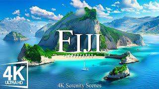 Flying Over Fiji 4K - The Pristine Beaches and Lush Landscapes of a Tropical Paradise