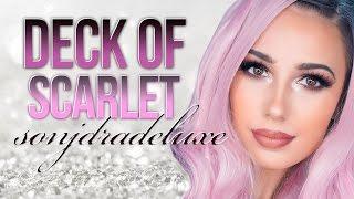 Deck of Scarlet  SonjdraDeluxe Collab  Makeup Tutorial  Victoria Lyn Beauty