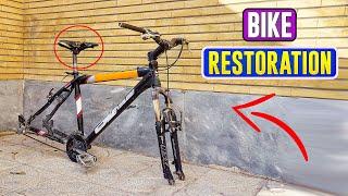 INCREDIBLE Bicycle RESTORATION Transforming A Trash Bike Into A Overlord Mountain Bike